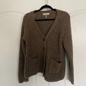 Wool blend cardigan